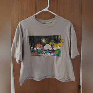 Rugrats crop top. Size L juniors
